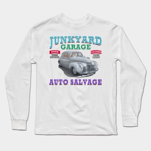 Junkyard Garage Classic Car Hot Rod Novelty Gift Long Sleeve T-Shirt